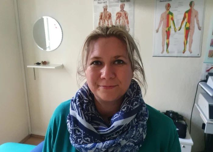 Physiotherpeutin Christine Possin in Berlin